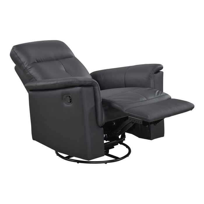 OakvillePark Willowmar Leather Swivel Glider Recliner