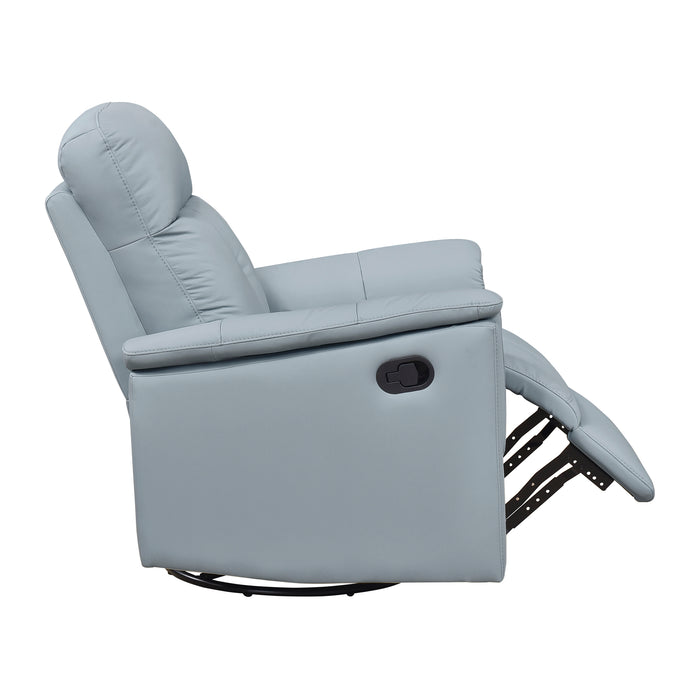OakvillePark Willowmar Leather Swivel Glider Recliner