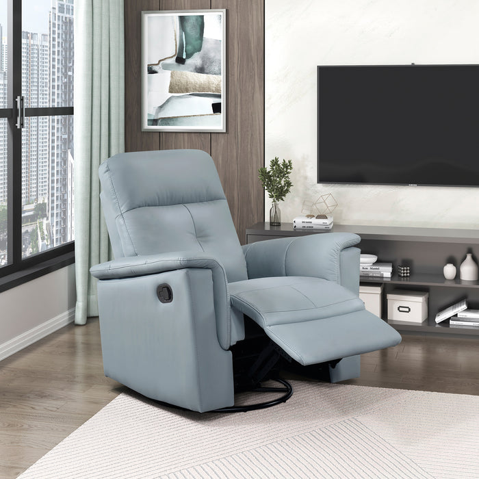 OakvillePark Willowmar Leather Swivel Glider Recliner