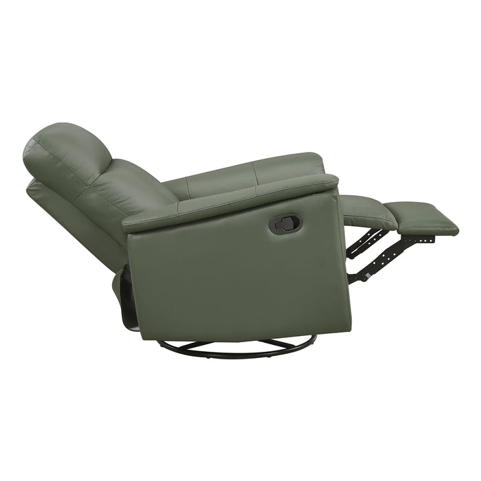 OakvillePark Willowmar Leather Swivel Glider Recliner