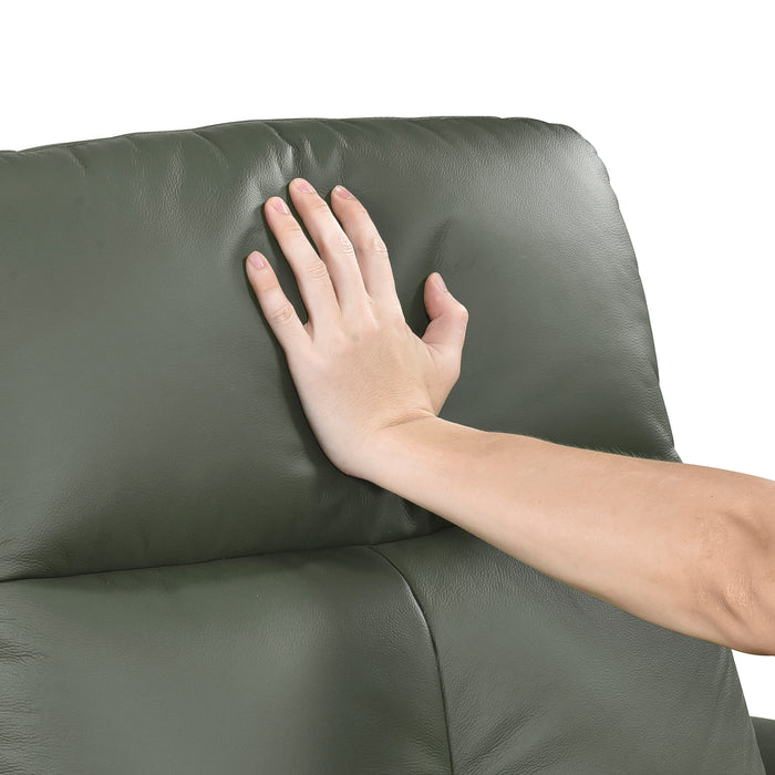 OakvillePark Willowmar Leather Swivel Glider Recliner