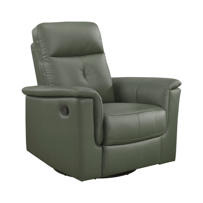 OakvillePark Willowmar Leather Swivel Glider Recliner