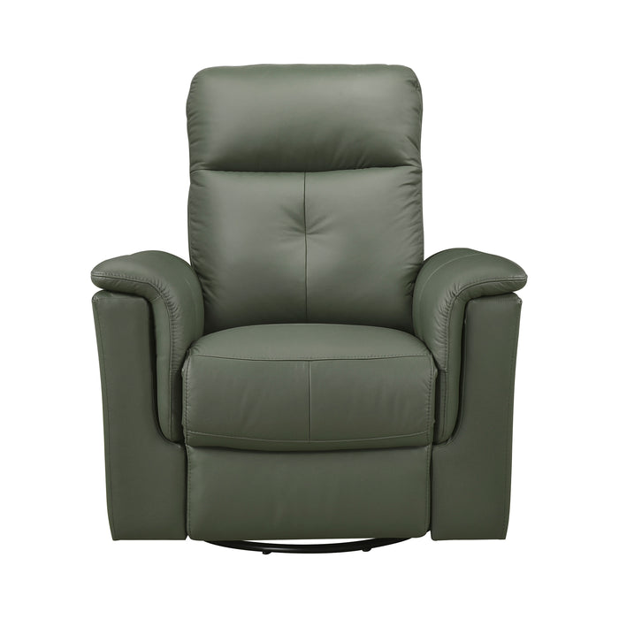 OakvillePark Willowmar Leather Swivel Glider Recliner