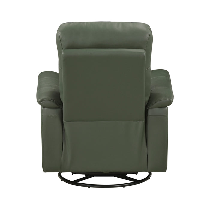OakvillePark Willowmar Leather Swivel Glider Recliner