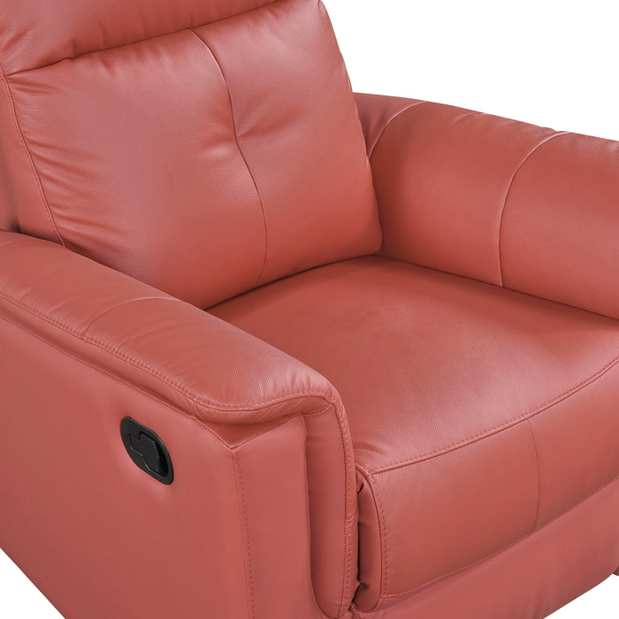 OakvillePark Willowmar Leather Swivel Glider Recliner