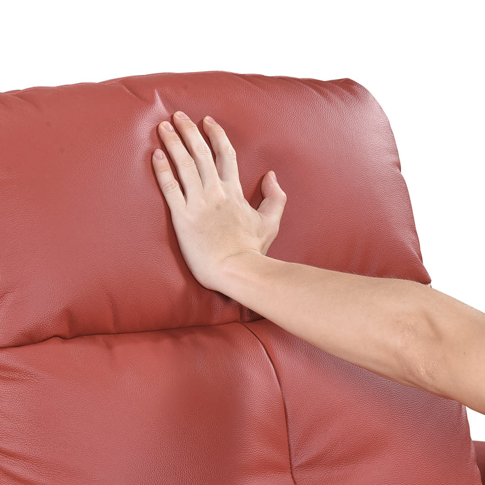 OakvillePark Willowmar Leather Swivel Glider Recliner