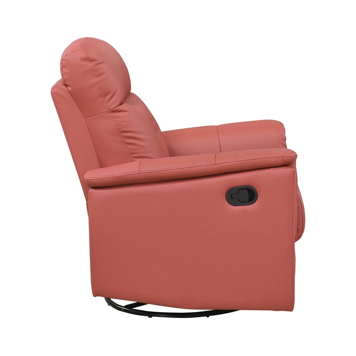 OakvillePark Willowmar Leather Swivel Glider Recliner