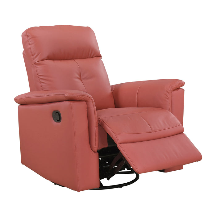 OakvillePark Willowmar Leather Swivel Glider Recliner