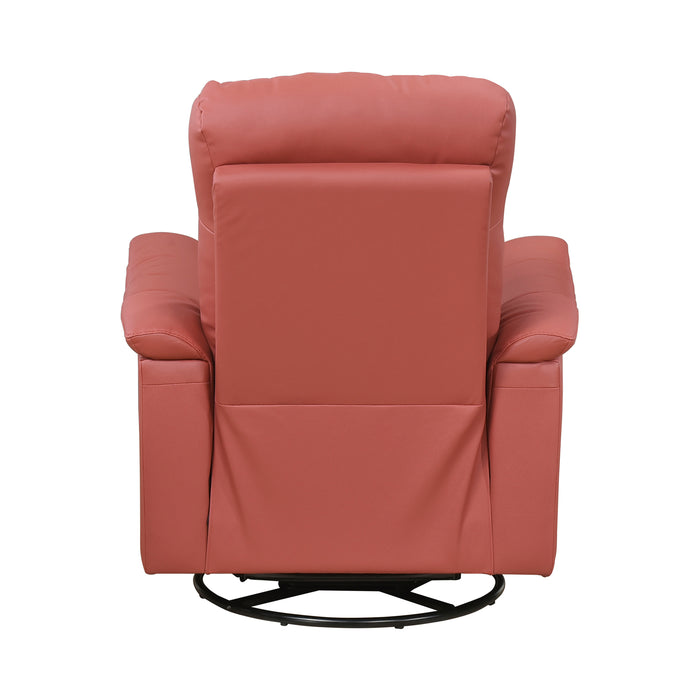 OakvillePark Willowmar Leather Swivel Glider Recliner