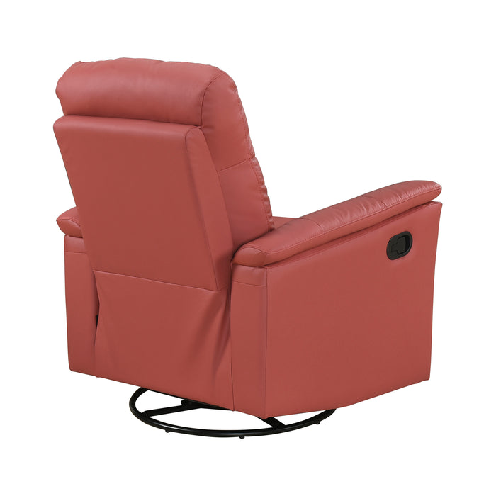 OakvillePark Willowmar Leather Swivel Glider Recliner