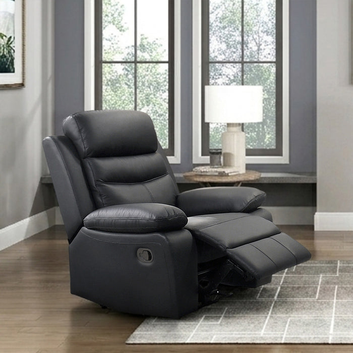 OakvillePark Blossomreach Leather Match Manual Recliner