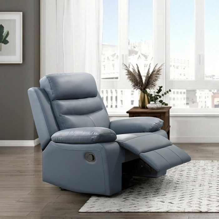 OakvillePark Blossomreach Leather Match Manual Recliner