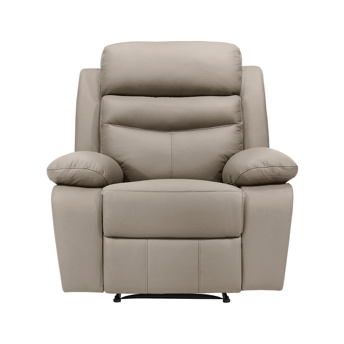 OakvillePark Blossomreach Leather Match Manual Recliner