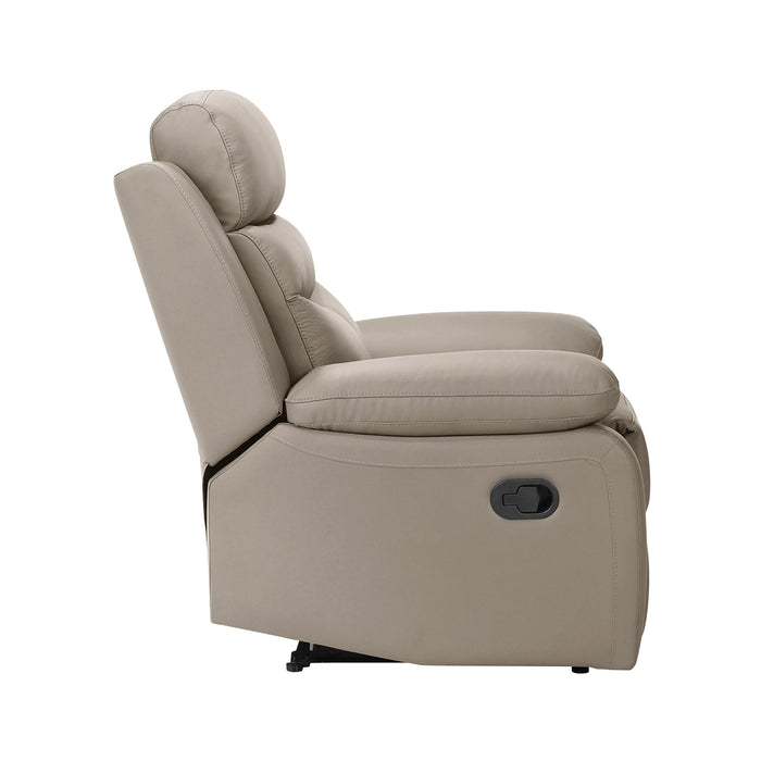 OakvillePark Blossomreach Leather Match Manual Recliner