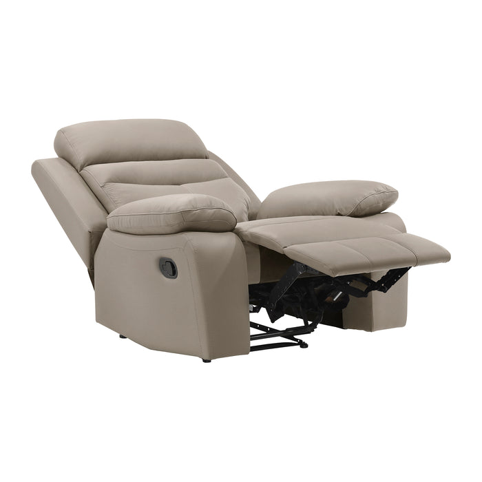 OakvillePark Blossomreach Leather Match Manual Recliner