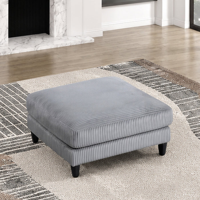OakvillePark Caden Corduroy / Microfiber Ottoman