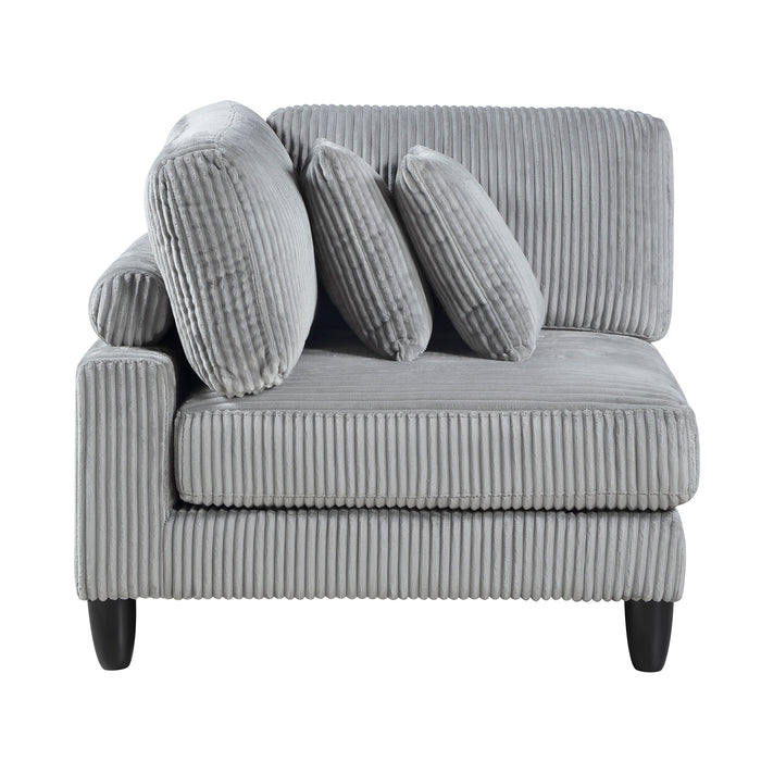 OakvillePark Caden Corduroy / Microfiber Corner Seat