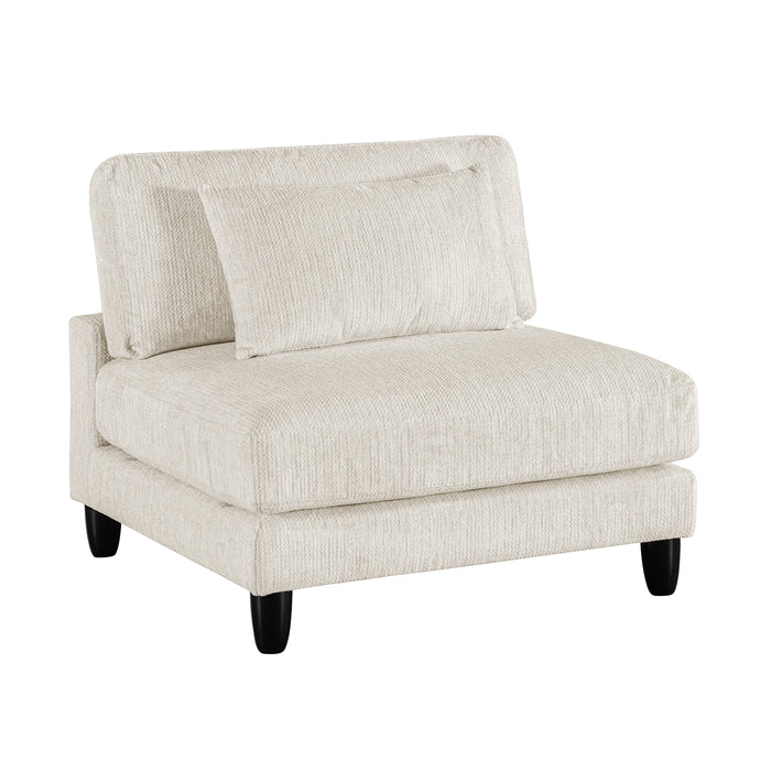 OakvillePark Caden Corduroy / Microfiber Armless Chair
