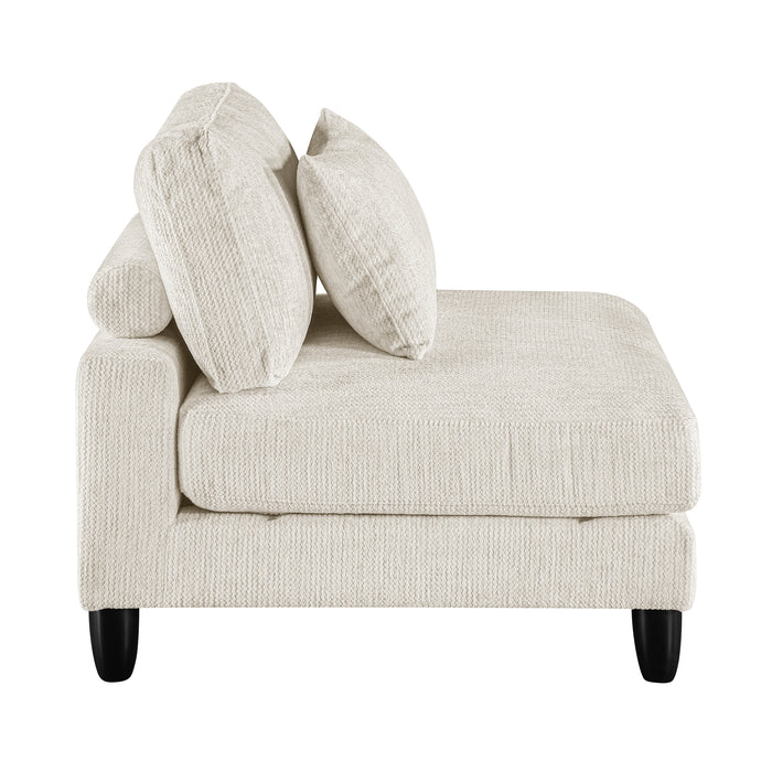 OakvillePark Caden Corduroy / Microfiber Armless Chair