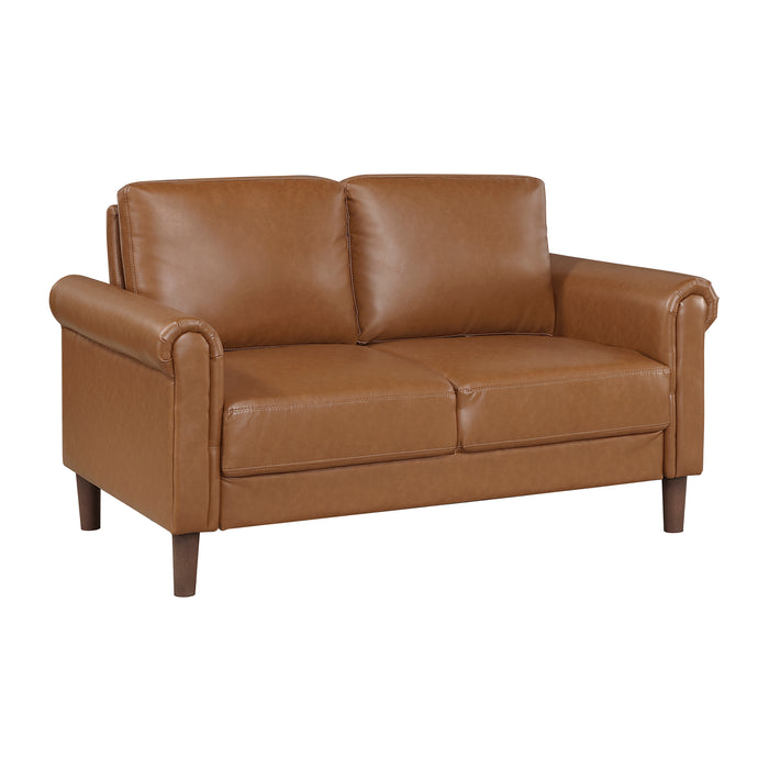 OakvillePark Marlinth Faux Leather Loveseat