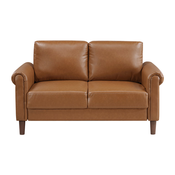 OakvillePark Marlinth Faux Leather Loveseat