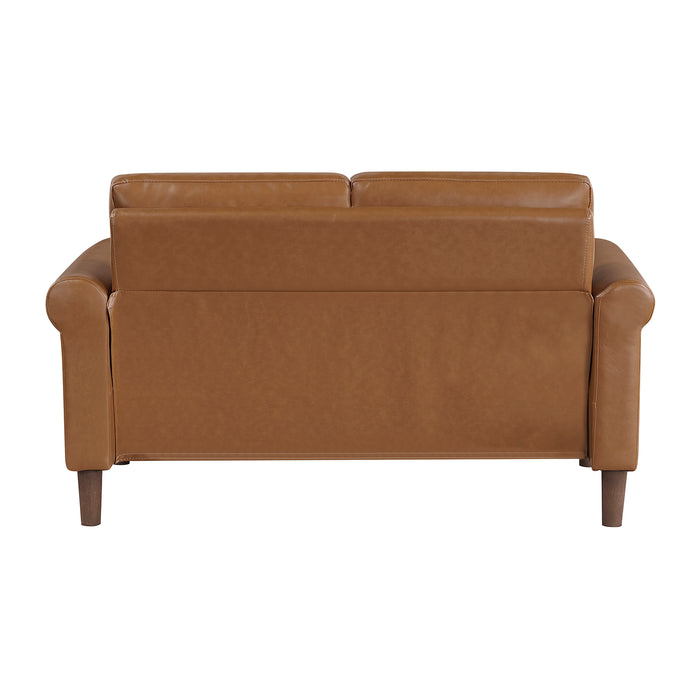 OakvillePark Marlinth Faux Leather Loveseat
