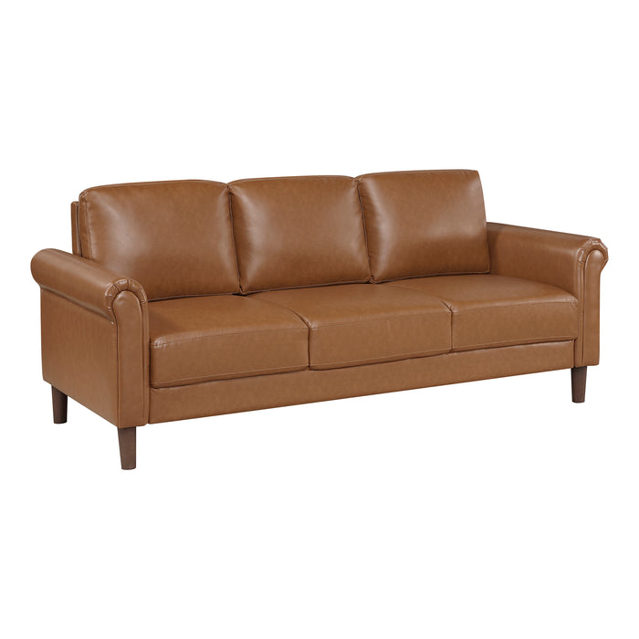 OakvillePark Marlinth Faux Leather Sofa