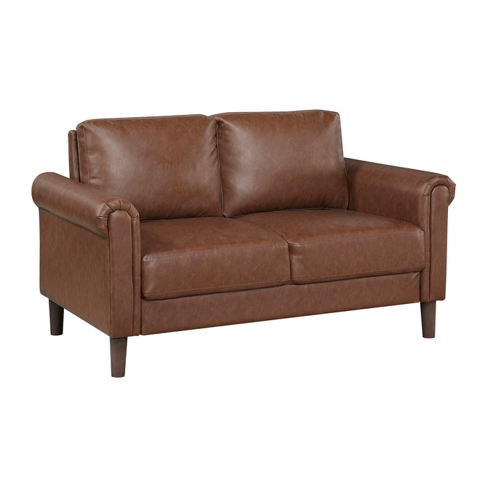 OakvillePark Marlinth Faux Leather Loveseat