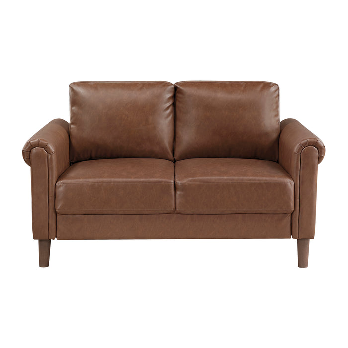 OakvillePark Marlinth Faux Leather Loveseat