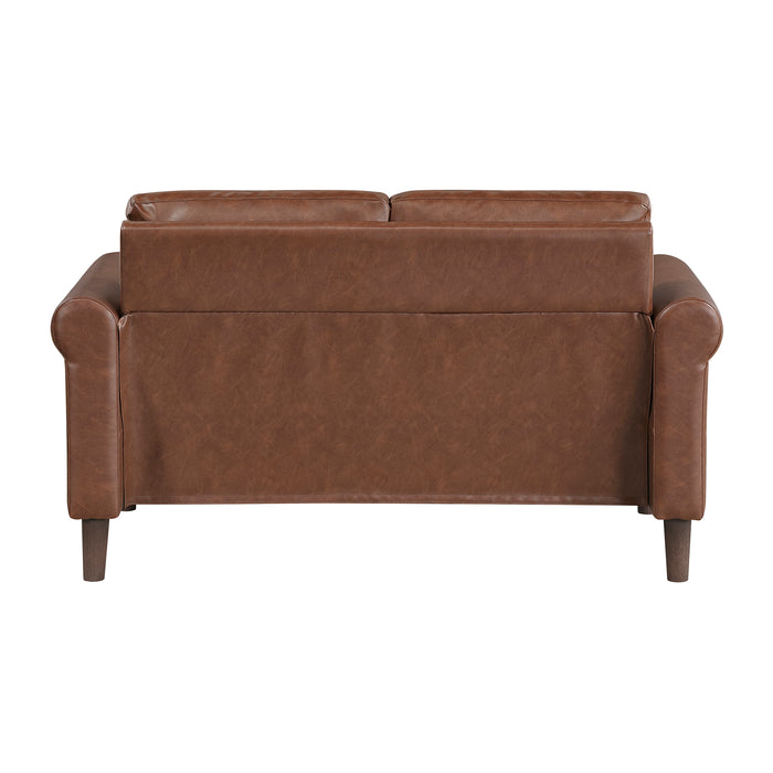 OakvillePark Marlinth Faux Leather Loveseat
