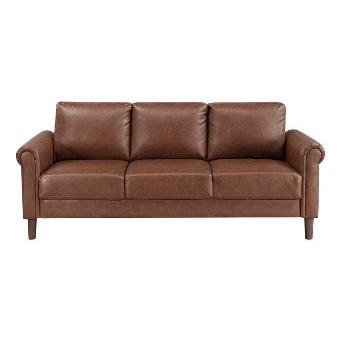 OakvillePark Marlinth Faux Leather Sofa