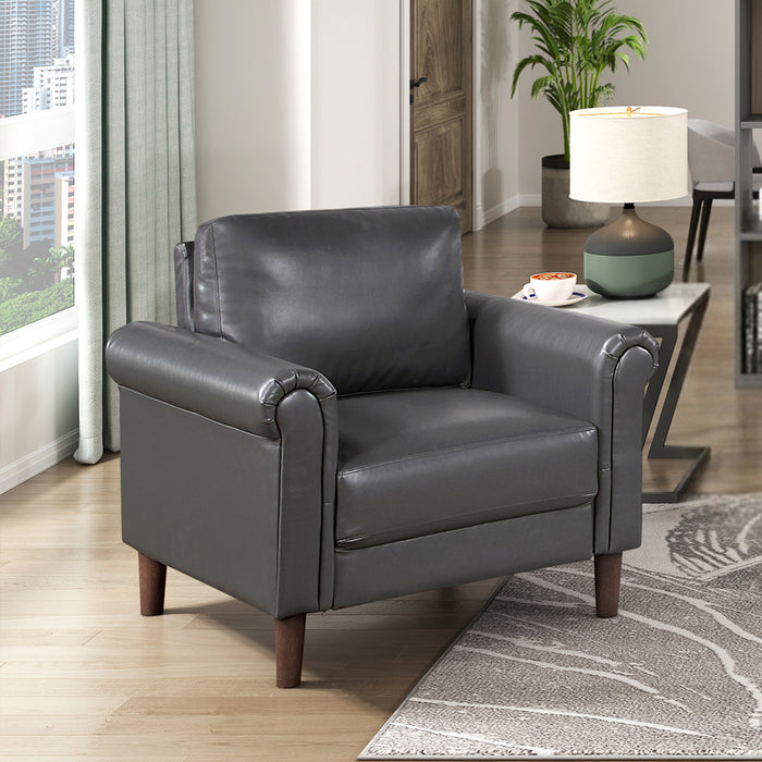 OakvillePark Marlinth Faux Leather Chair