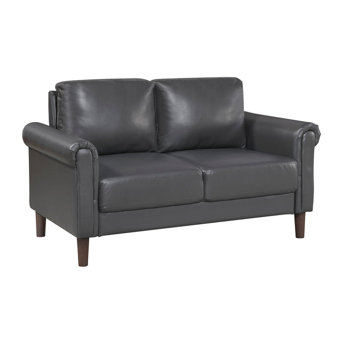 OakvillePark Marlinth Faux Leather Loveseat