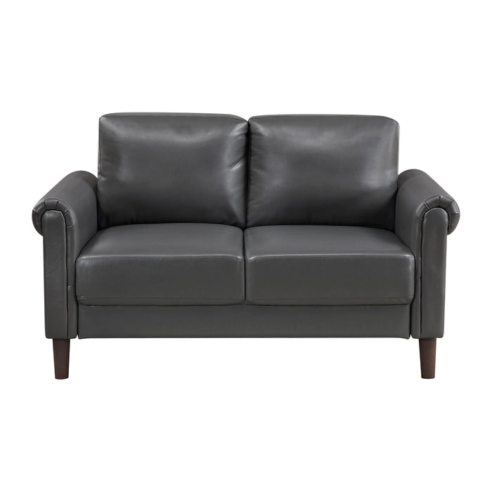 OakvillePark Marlinth Faux Leather Loveseat