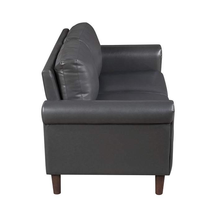 OakvillePark Marlinth Faux Leather Loveseat