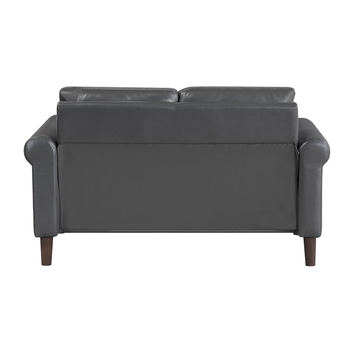 OakvillePark Marlinth Faux Leather Loveseat