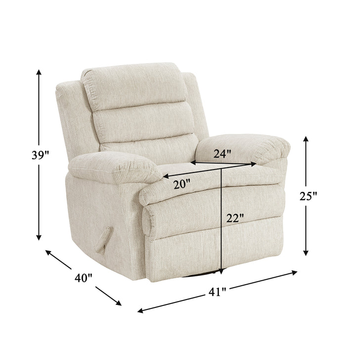OakvillePark Windcroft Microfiber Swivel Glider Recliner