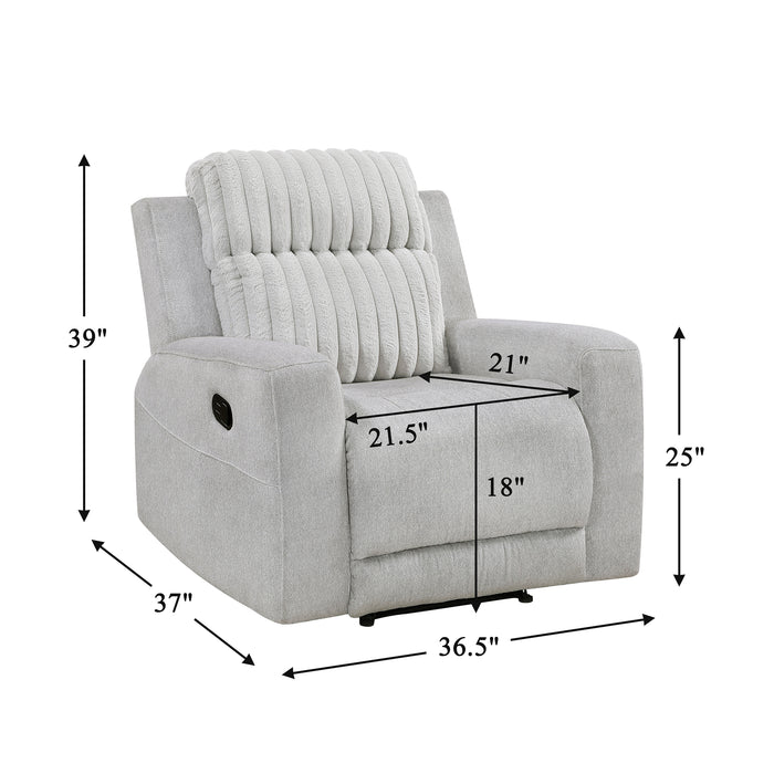 OakvillePark Emberlake Corduroy Manual Recliner