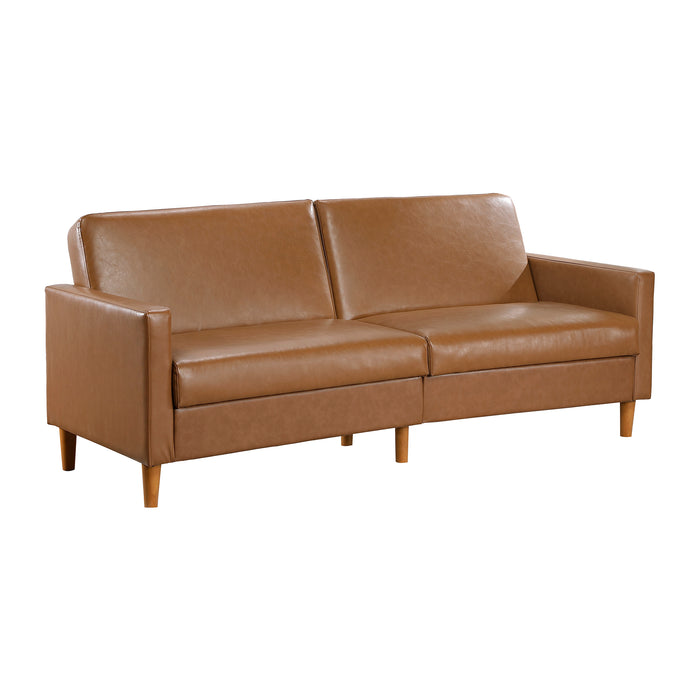 OakvillePark Cedarsong Faux Leather Convertible Sofa Bed