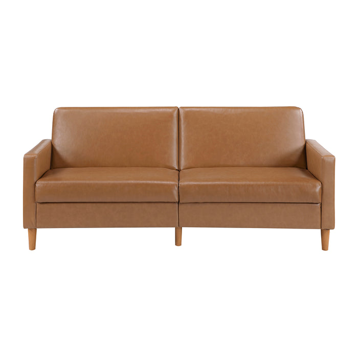 OakvillePark Cedarsong Faux Leather Convertible Sofa Bed