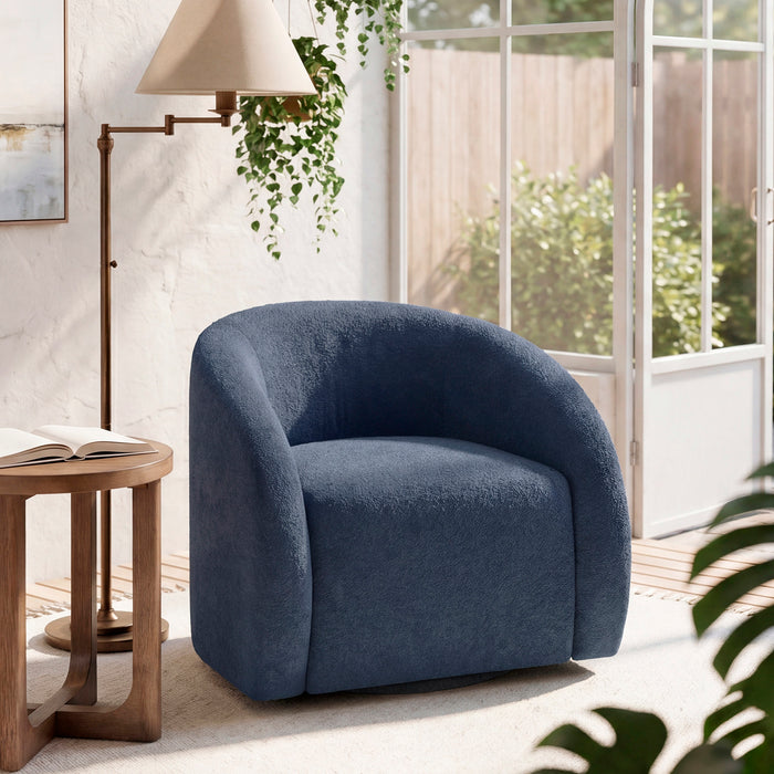OakvillePark Lomi Textured Microfiber Swivel Chair