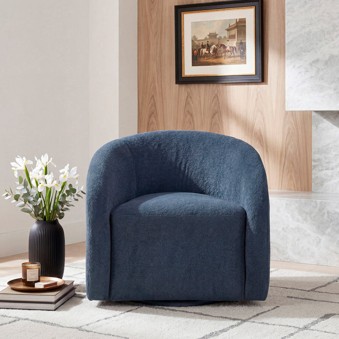 OakvillePark Lomi Textured Microfiber Swivel Chair
