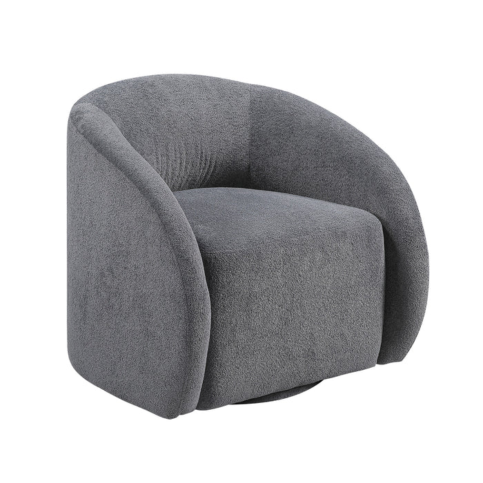 OakvillePark Lomi Textured Microfiber Swivel Chair