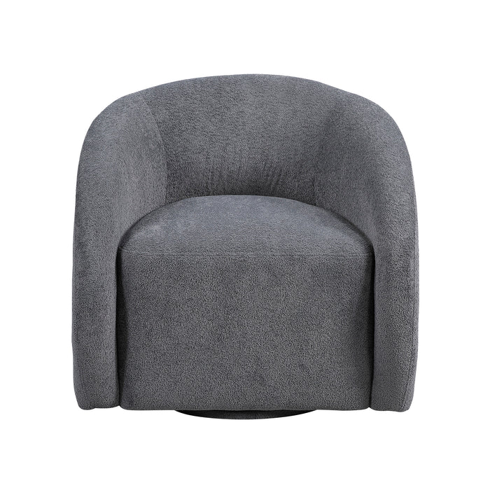 OakvillePark Lomi Textured Microfiber Swivel Chair