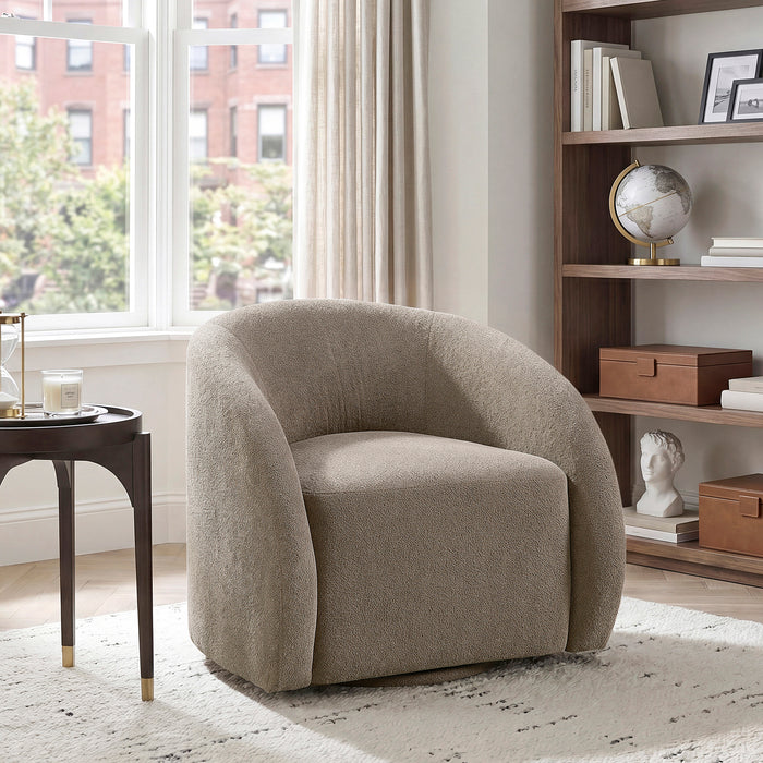 OakvillePark Lomi Textured Microfiber Swivel Chair