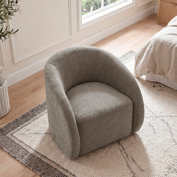 OakvillePark Lomi Textured Microfiber Swivel Chair