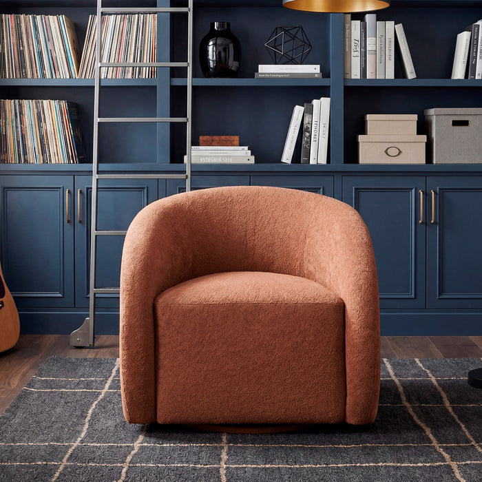 OakvillePark Lomi Textured Microfiber Swivel Chair