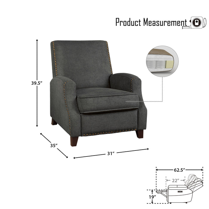 OakvillePark Perry Push Back Reclining Chair